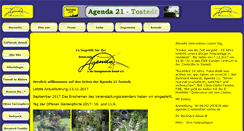 Desktop Screenshot of agenda21-tostedt.de